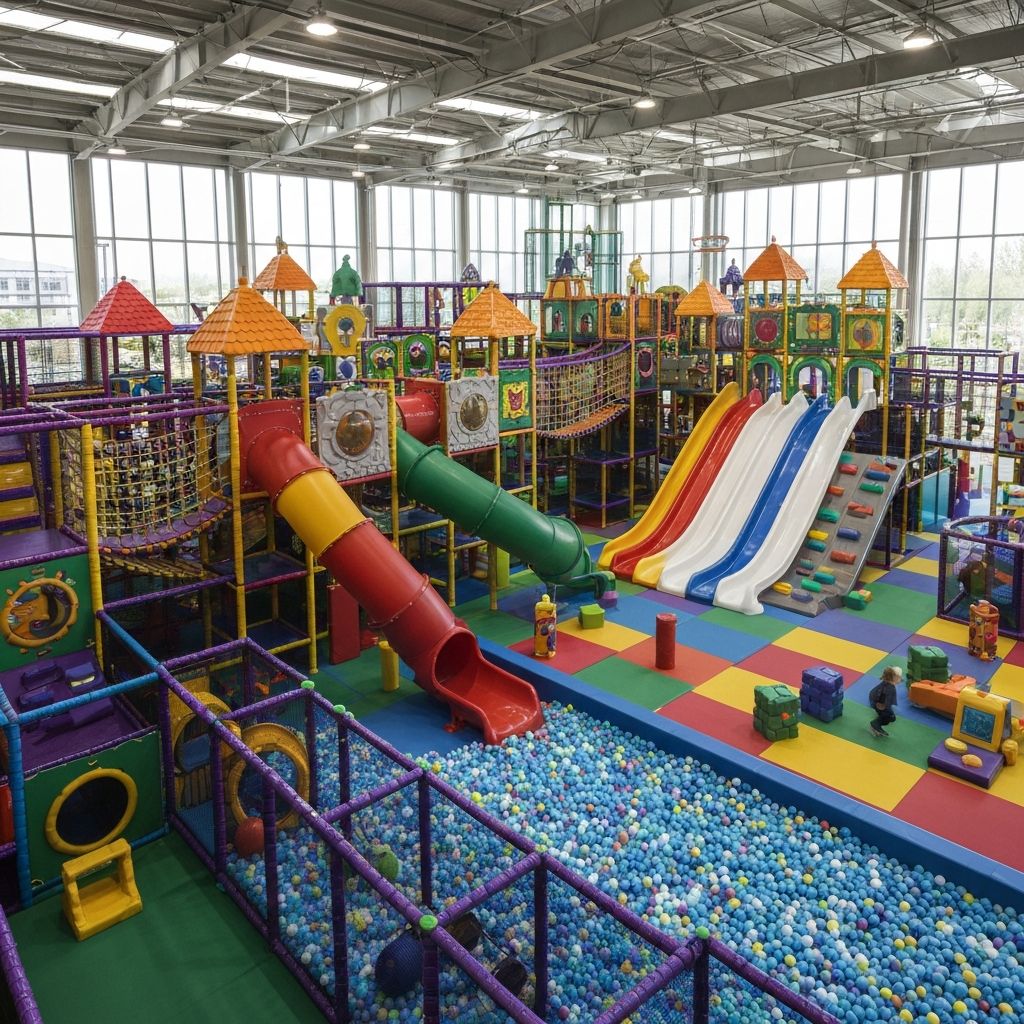 Hide N Seek Indoor Playground - Big Playground in West Edmonton